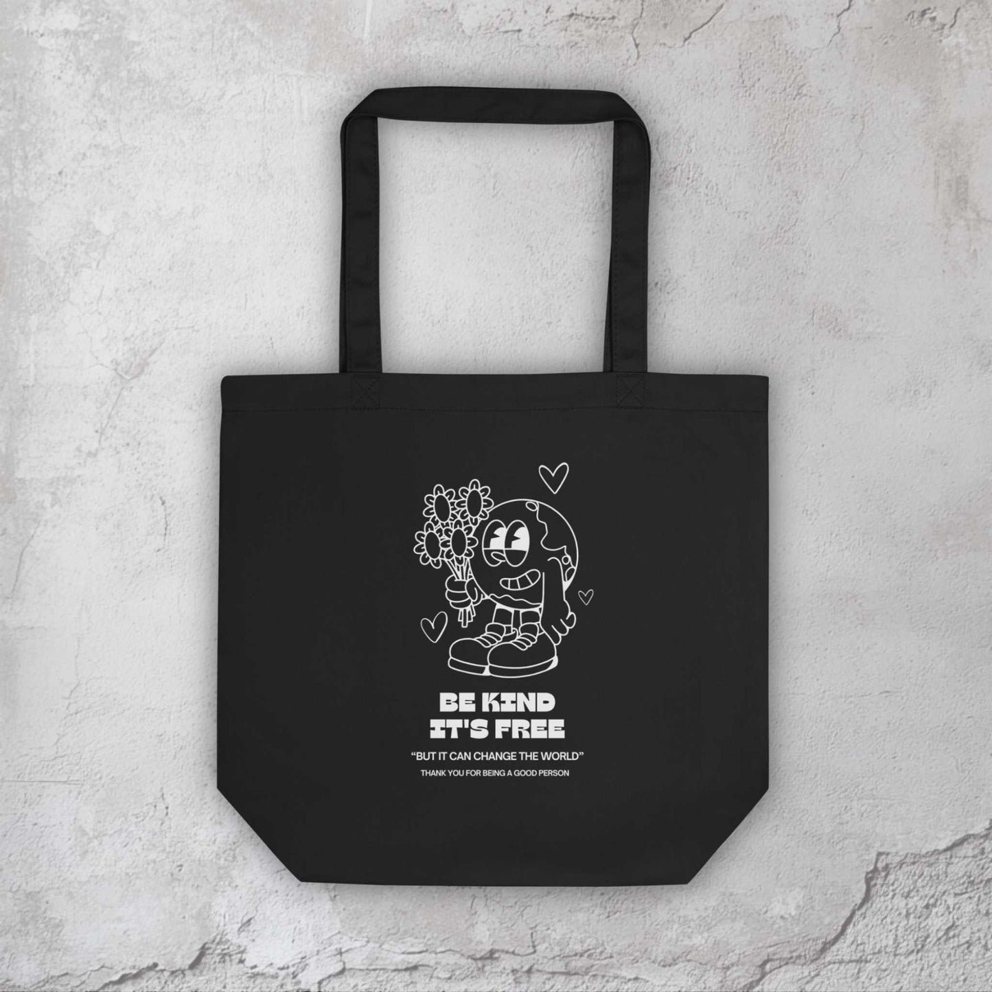 Be kind pride tote bag front