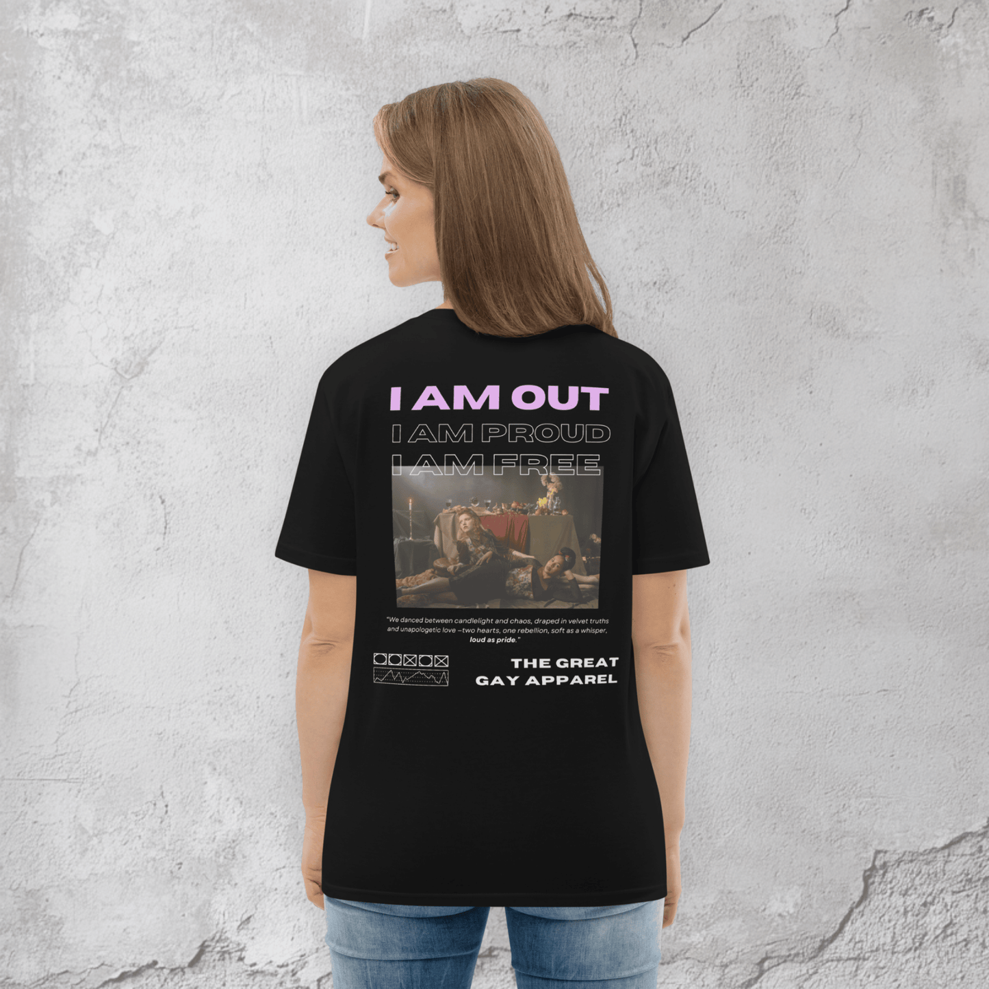 I AM OUT – Unisex Pride T-shirt